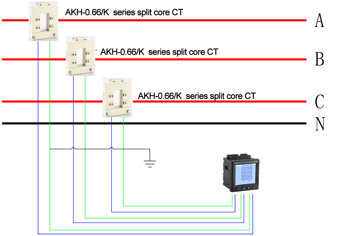 Split core current transformer