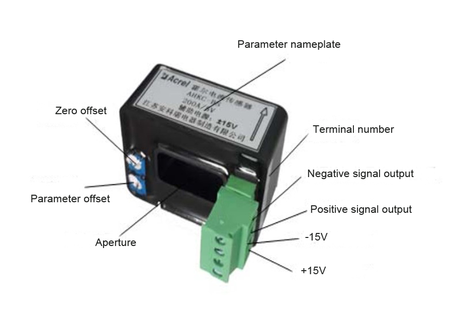 installation of hall effect current transducer AHKC-BS