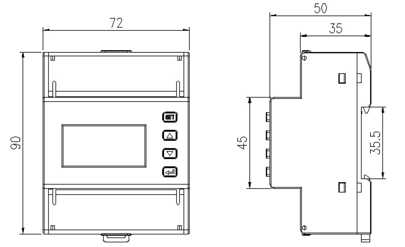 DJSF1352-L dimension