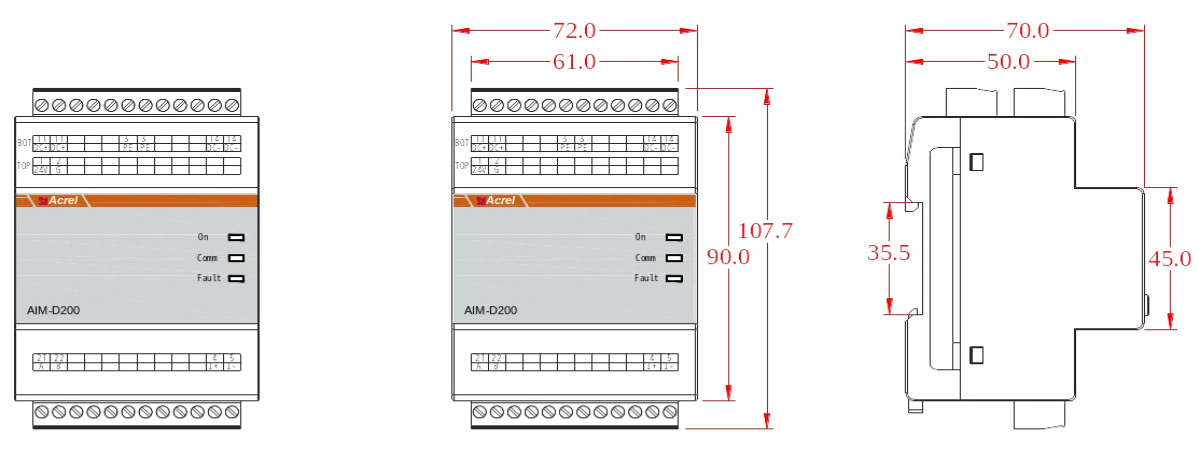 AIM-D200-CAI dimension