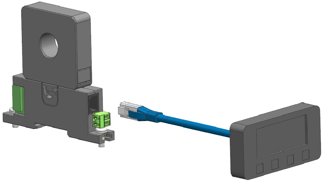 display screen of split type current transducer1