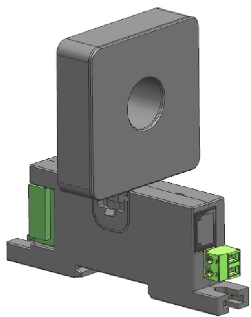 rotatable structure of split type current transducer2